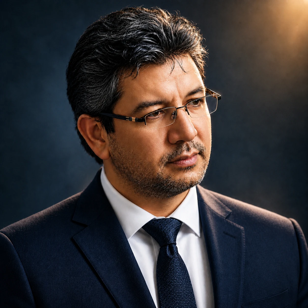 د. محمد المهدي في صورة مهنية